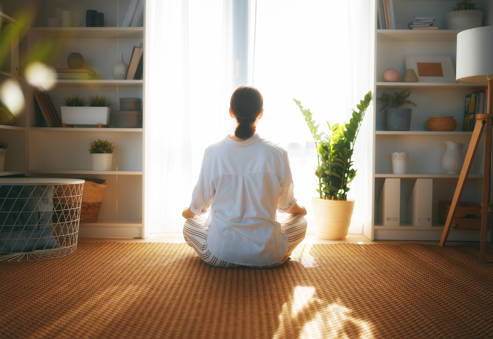 Woman Practicing Meditation